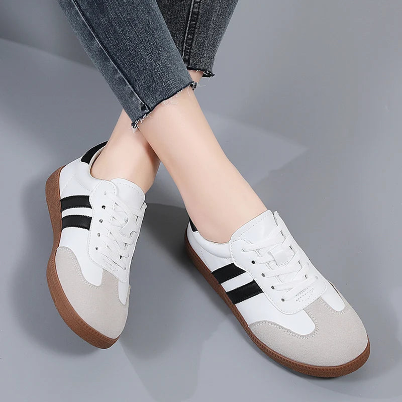2024 Women Sneakers Fashion Shoes Spring Trend Casual Flats Female New