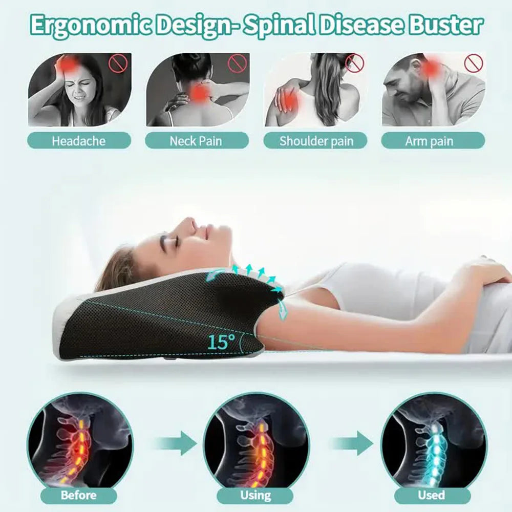 Butterfly Sleep Memory Neck Pillow Slow Rebound Comfortable Memory