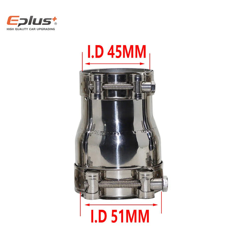 39MM-54MM Universal Stainless Steel Reducer Adapter Motorcycle Car