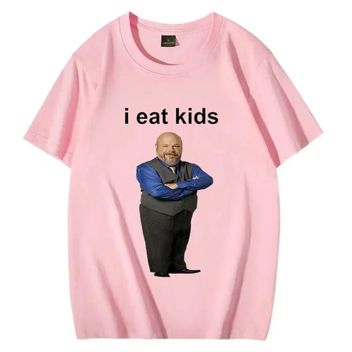Bertram Eats I Eat Kids Graphics T shirt Men Women short sleeve
