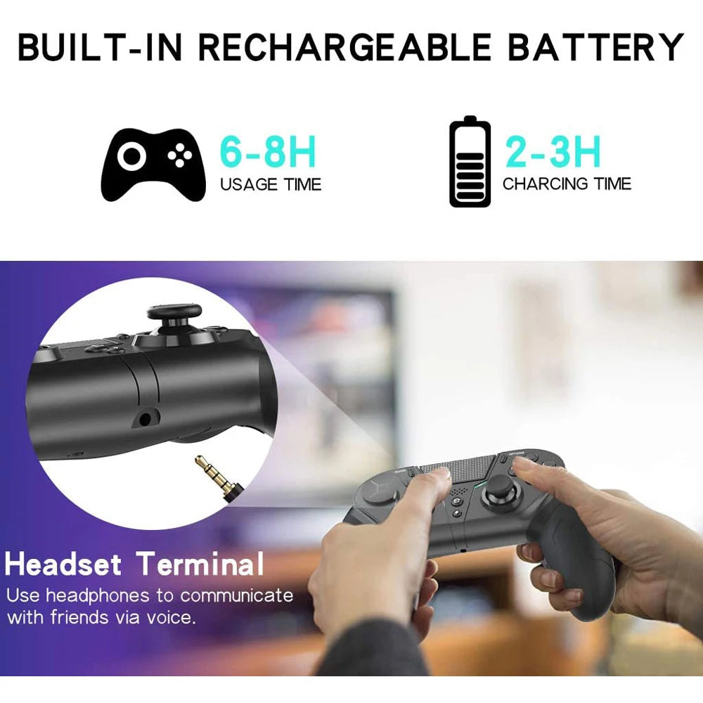 Controller For PS4 PS3 PS Playstation 4 3 PC Control Wireless