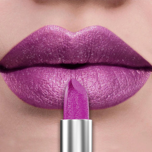 21Colors Bold & Intense Glitter Shiny Metallic Lipstick Pearlescent