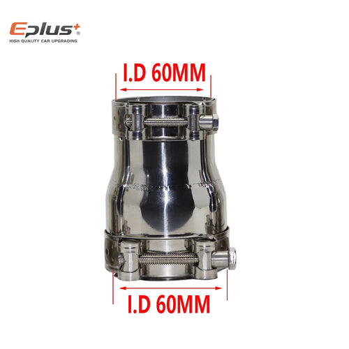 54MM-77MM Universal Stainless Steel Reducer Adapter Motorcycle Car