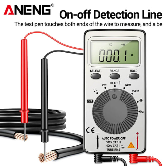 ANENG AN101 1999 Counts Mini Professional Digital Multimeter AC/DC