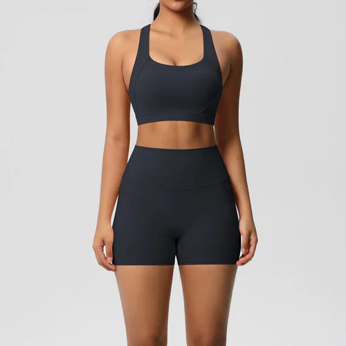 2PCS Sportswear With Pocketed Yoga Set Gym Clothes Yoga Suits For