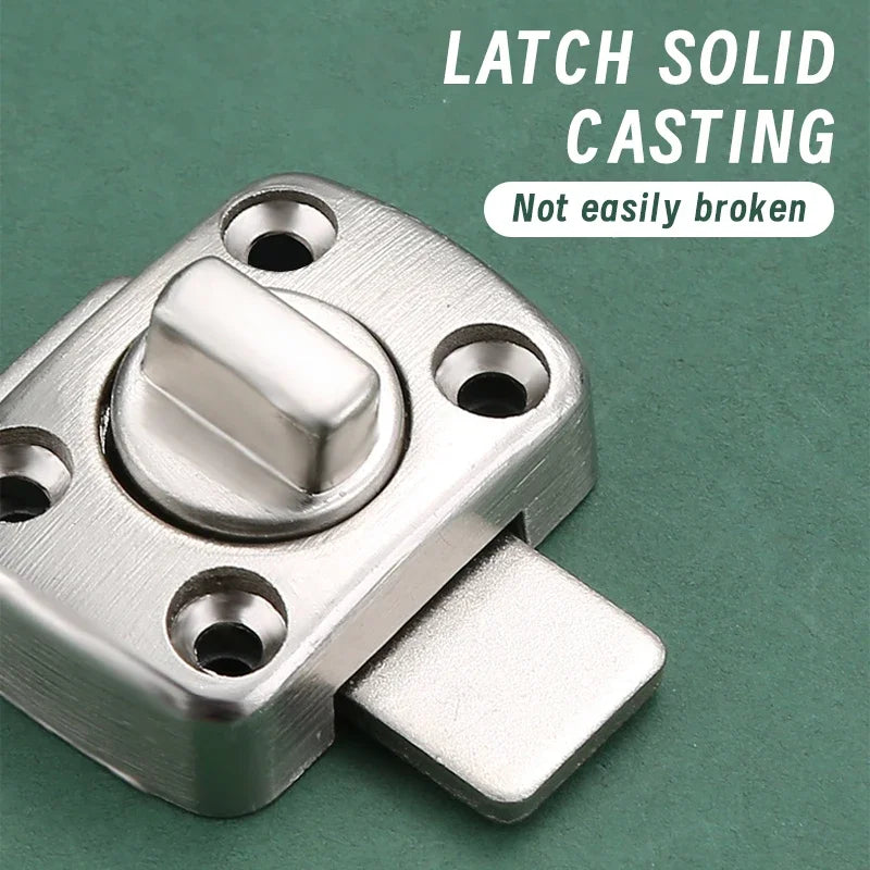 1pc Home Security Latch Rotate Bolt Latch Gate Latches Door Slide Lock