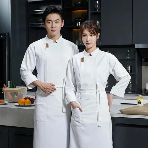 Fashion Creative Chef Clothing Baking Work Clothes Long Sleeve