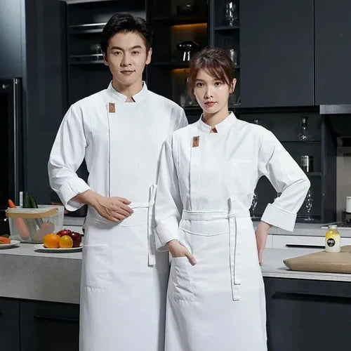 Fashion Creative Chef Clothing Baking Work Clothes Long Sleeve