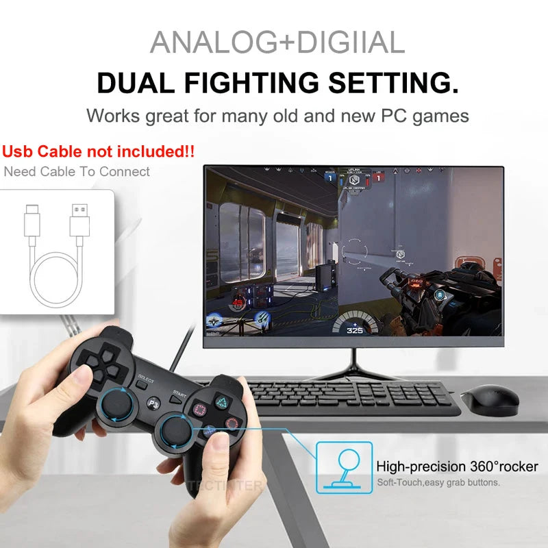 Controller Support Bluetooth For SONY PS3 Wireless Gamepad for Play