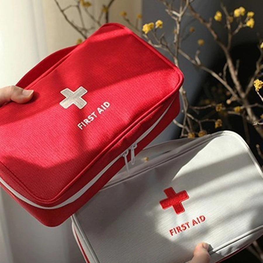 Health Medicine First Aid Kit Oxford Cloth Portable Travel Storage