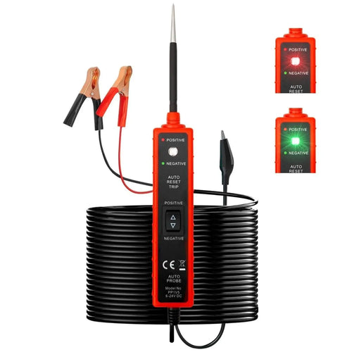 Power Circuit Probe Tester 6-24V DC Test Light Short Circuit