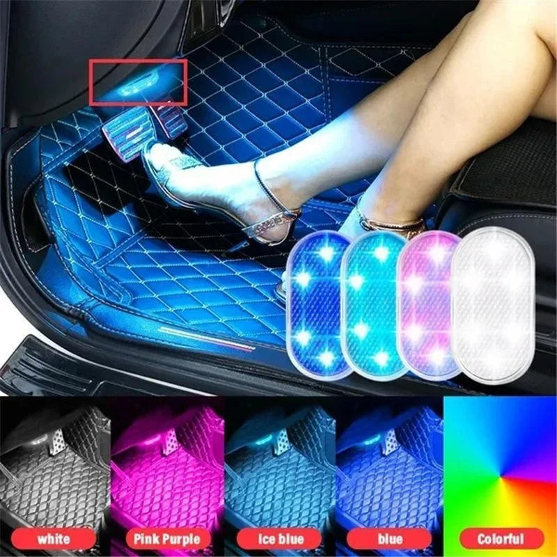 Wireless Led Lights for Car Interior, Car Led Lights Interior, USB