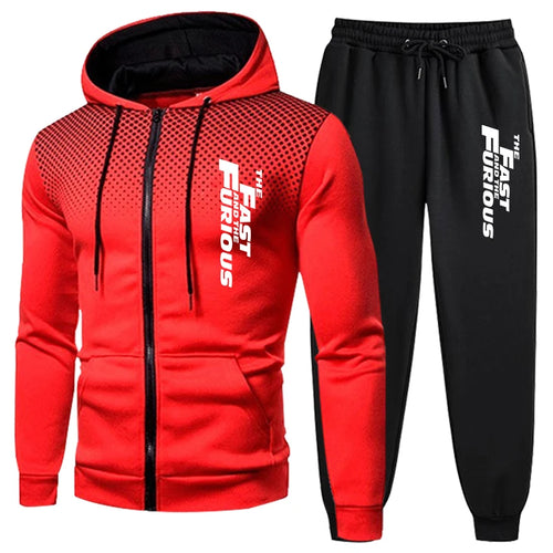 Men's Tracksuit Jogging Zip Up Hoodies Daily Quality Sweatshirts Men
