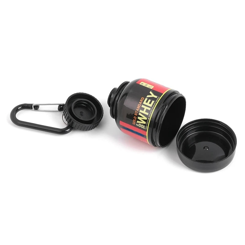 100ML Outdoor Sport Mini Portable Protein Container Powder Bottle With