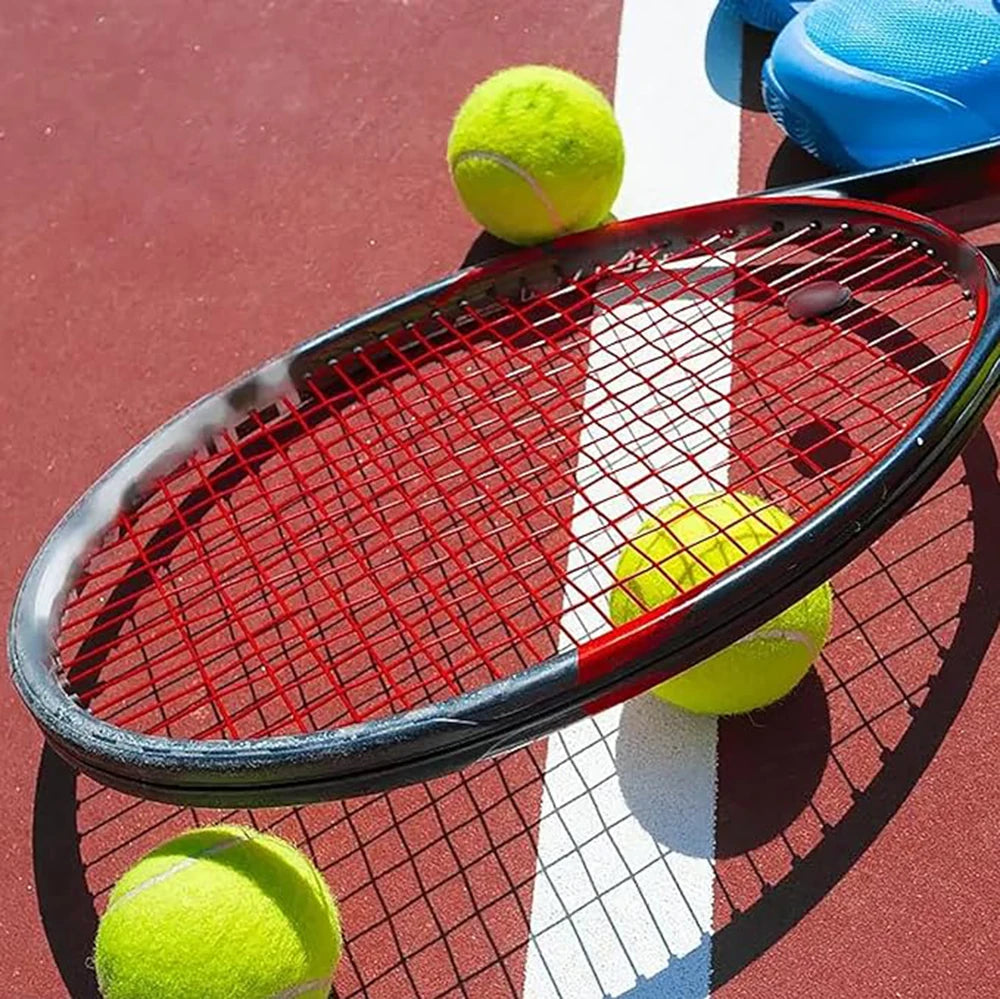 6/12pcs Tennis Balls with Mesh Carry Bag Practice Ball High Elasticity