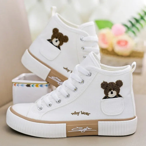 Cute Canvas Shoes Women Breathable Sneakers Brand Sport Shoes for