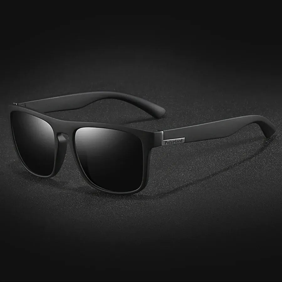 Men Women Polarized Sunglasses Luxury Brand Designer Vintage Square