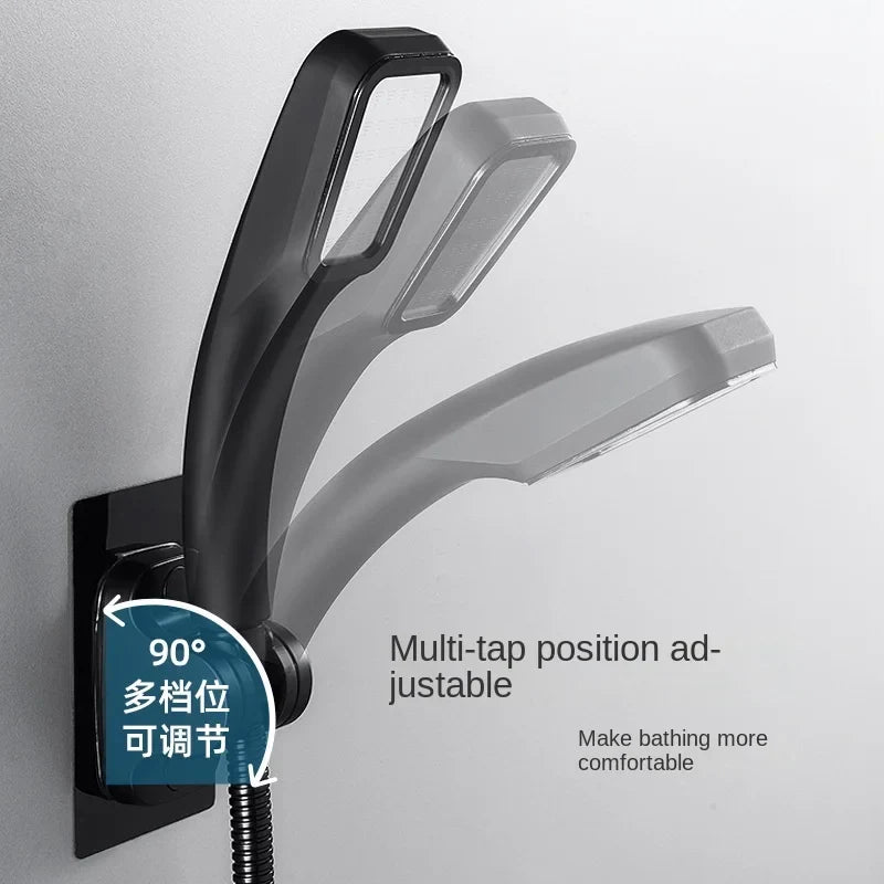 Self-Adhesive Shower arm Head Holder Adjustable Wall Mounted Fixed