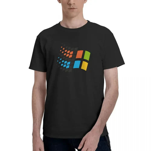 Windows 95 Graphic Men‘s T-Shirt Women's Tee Windows XP Classic