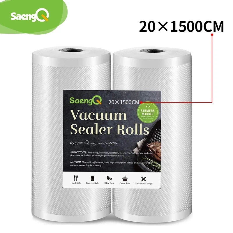 saengQ Kitchen Food Vacuum Sealer Bag Sous Vide Storage Bags For