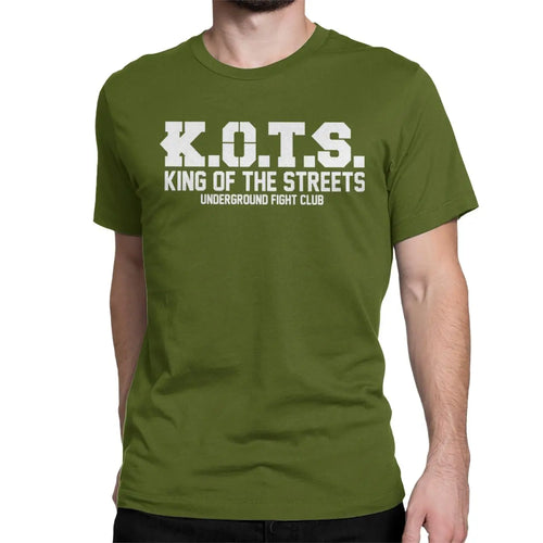 KING OF THE STREETS K.O.T.S. Fight Club T-Shirt Men Women 100% Cotton