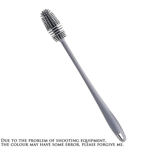 1/ 2PCS Silicone Cup Brush Glass Cleaner Kitchen Clean Tool Long
