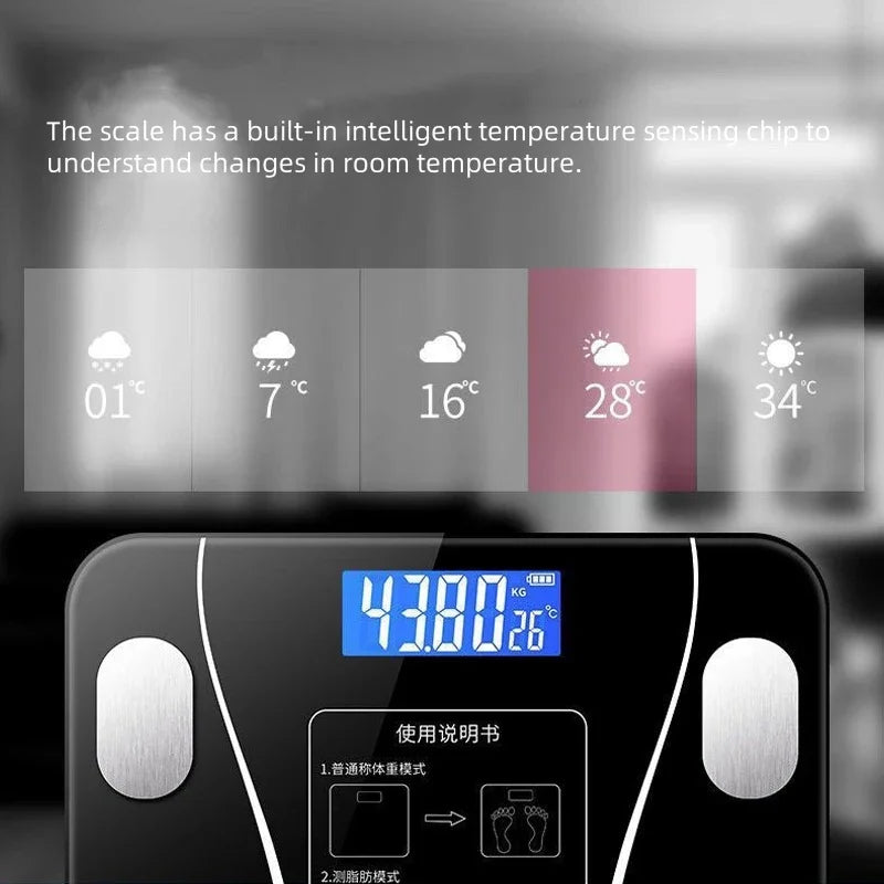 Special electronic scale for body management and fat loss, smart mode,