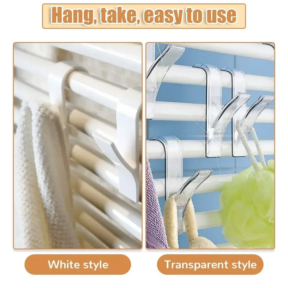 1PC Stainless Towel Rack Over Door Towel Bar Hanging Holder Bathroom