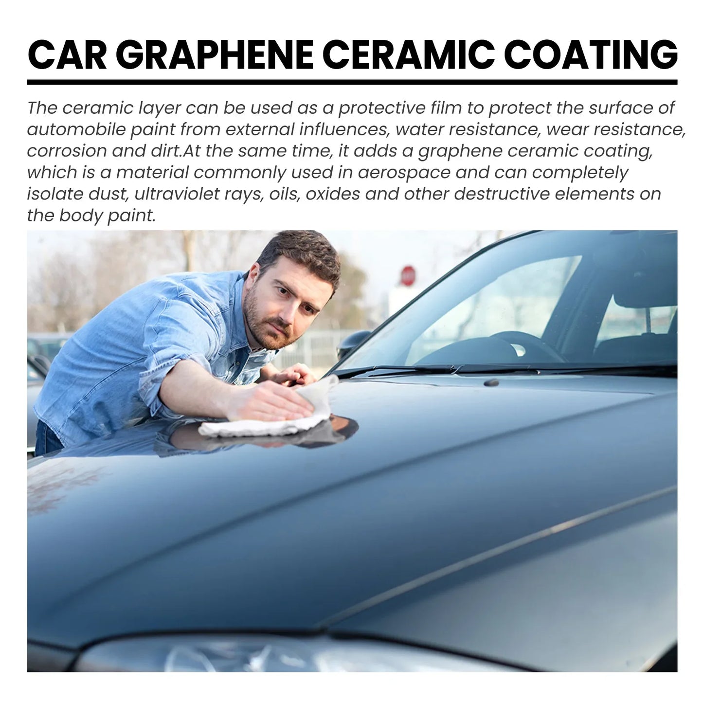 Automotive graphene ceramic coating, superfluidic crystal plating,