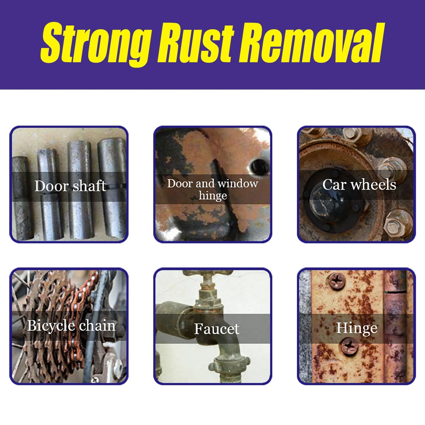 50ml Metal Rust Remover Multifunctional Automotive Wheel Polishing And