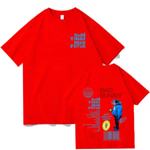 Bad Bunny Debi Tirar Más Fotos T-Shirts Harajuku Unisex Clothes Women