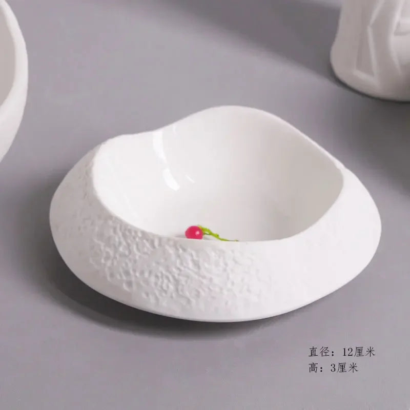 Ceramic Restaurant Front Dish Dish Creative Dessert Snack Plate French