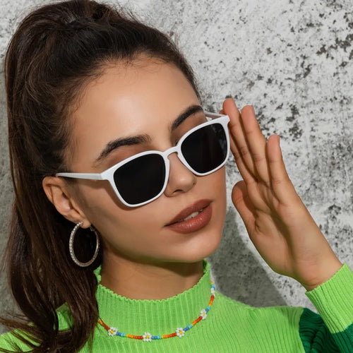 2023 New Fashion Sunglasses Women Brand Designer Retro Rectangle Sun