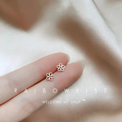 New Minimalism Earring 925 Silver Needle Allergic Protection Mini