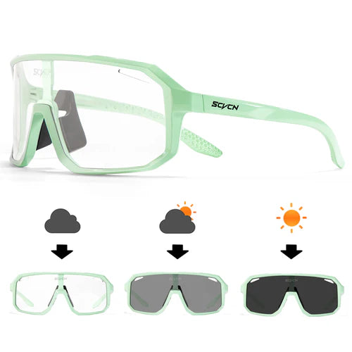 SCVCN Photochromic Cycling Sunglasses MTB Glasses Road Bike Cycling