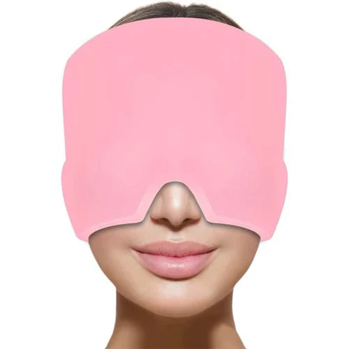 Gel Cold Ice Cap Head Heat Treatment Head Wrap Face Mask Massage Sleep
