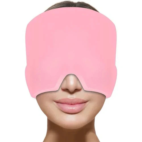 Gel Cold Ice Cap Head Heat Treatment Head Wrap Face Mask Massage Sleep