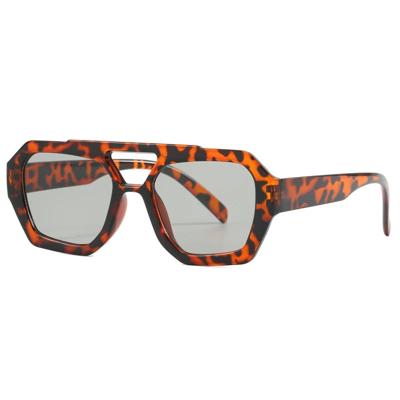New Women's Fashion Irregular Square Sunglasses Personalized Retro