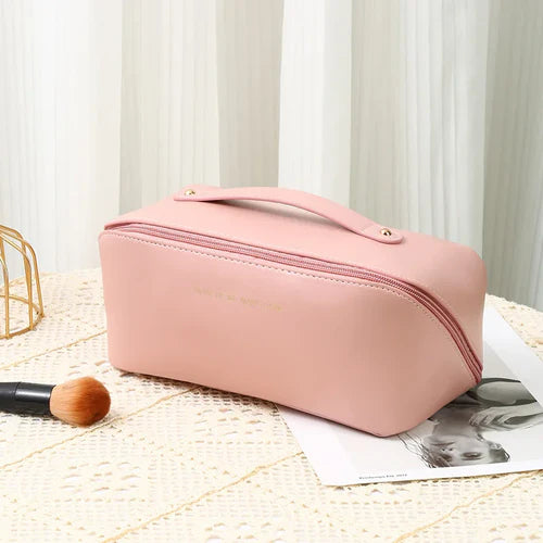 PU Clear Makeup Bag Ladies Travel Cosmetic Bag Transparent Toiletry