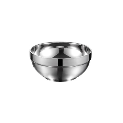 Stainless Steel Bowl Double Layer Thickening Bowl For Family Kitchens