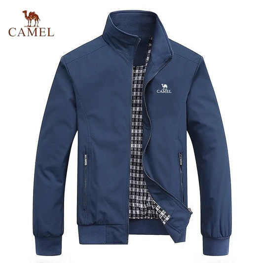 Embroidered CAMEL Spring and Autumn Casual Solid Color Fashion Slim