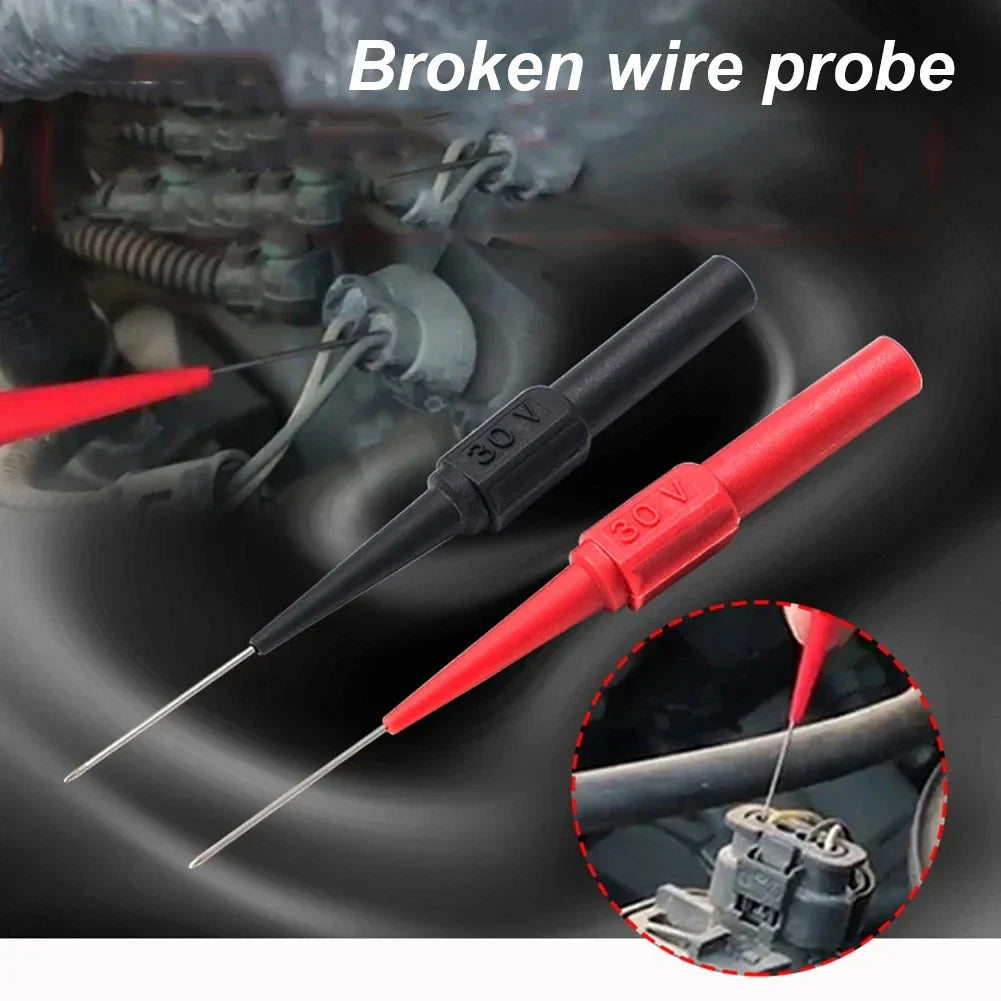 40-10Pcs Diagnostic Tools Multimeter Test Lead Extention Back Piercing