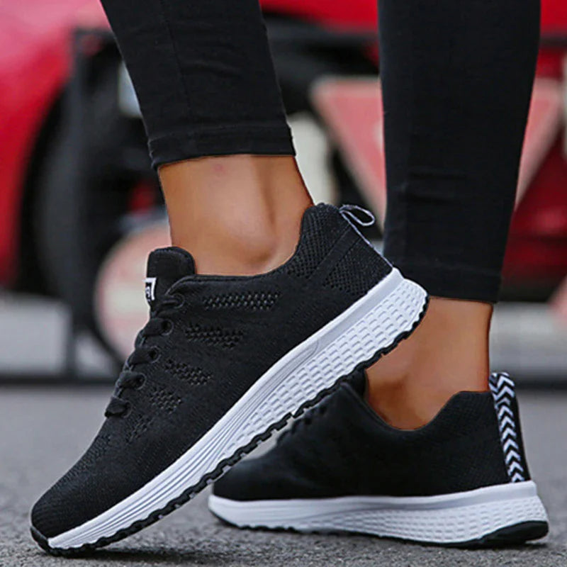 2025 New Fashion Breathable Women's Sneakers Flat Walking Woman