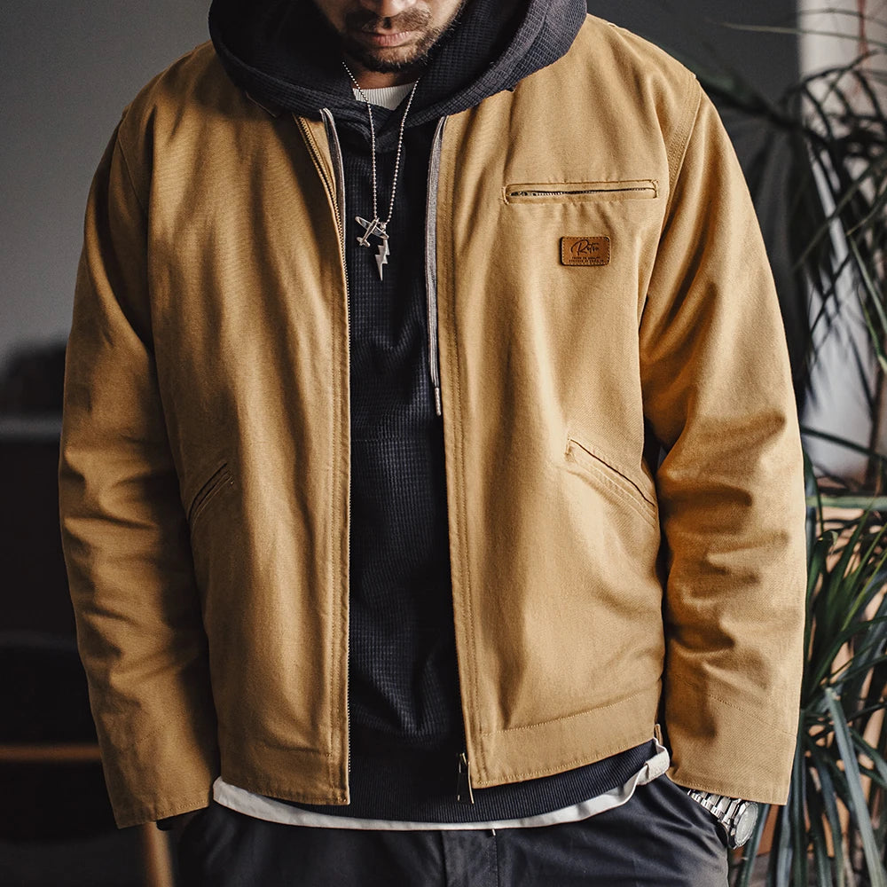Maden Retro Canvas Detroit Hunting J001 Jacket with Heavyweight Cotton