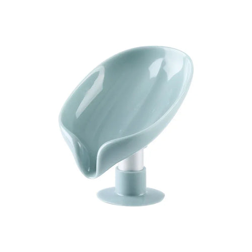 Suction Cup Soap dish For bathroom Shower Portable Leaf Soap Holder