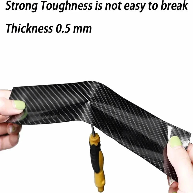 Carbon Fiber Tape Stickers on Car Automotive Cloth Tape Waterproof