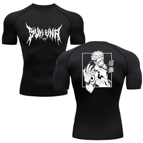 Men's Summer Fitness Gym Sports Running T-Shirt New Hot Selling Anime