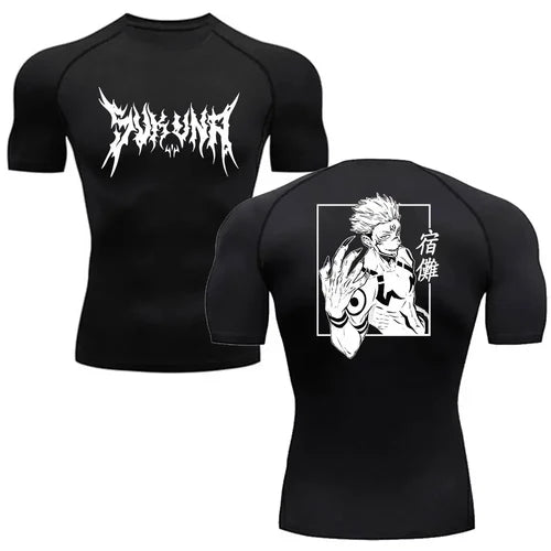 Men's Summer Fitness Gym Sports Running T-Shirt New Hot Selling Anime
