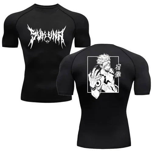 Men's Summer Fitness Gym Sports Running T-Shirt New Hot Selling Anime