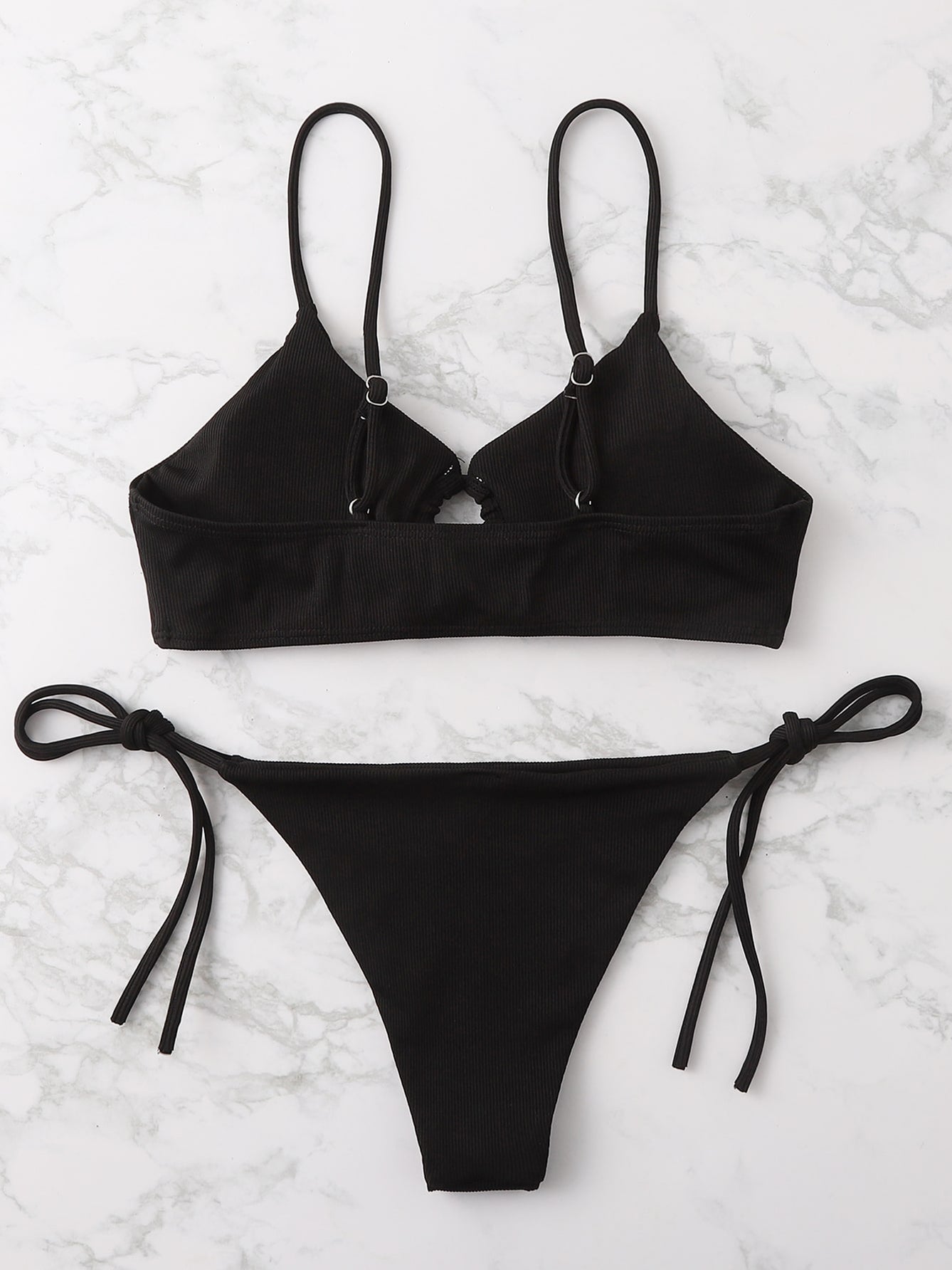 Sexy Bikini 2021 Plain Bandage Swimsuit Female Swimwear Women Feminine